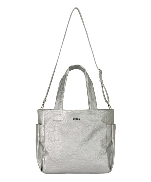 ZUCCa(ズッカ)の「EMBOSSバッグ / バッグ(ショルダーバッグ・レディース・シルバー/ブラック・FREE)」の6枚目の写真