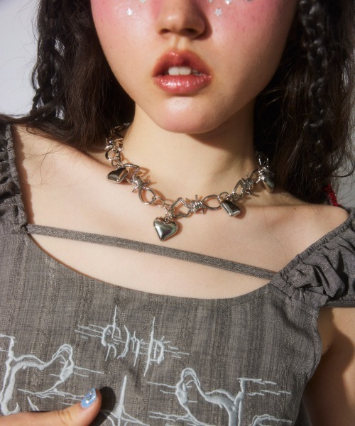 Candy Stripper（キャンディストリッパー）の「♡ BARBED WIRE チェーン（ベルト・レディース・シルバー・FREE）」の4枚目の写真