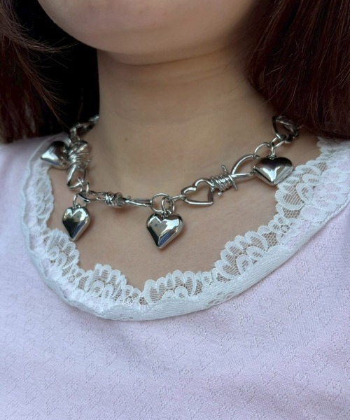 Candy Stripper（キャンディストリッパー）の「♡ BARBED WIRE チェーン（ベルト・レディース・シルバー・FREE）」の20枚目の写真