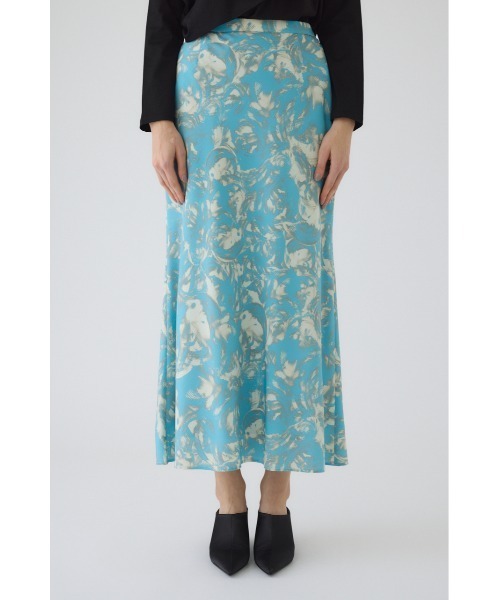 RIM.ARK(リムアーク)の「Air turbulence painting skirt エアタービュランス ペインティングスカート(スカート・レディース・ライトブルー/ネイビー・38/36)」の2枚目の写真
