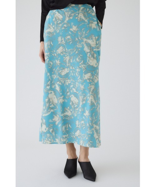 RIM.ARK(リムアーク)の「Air turbulence painting skirt エアタービュランス ペインティングスカート(スカート・レディース・ライトブルー/ネイビー・38/36)」の8枚目の写真