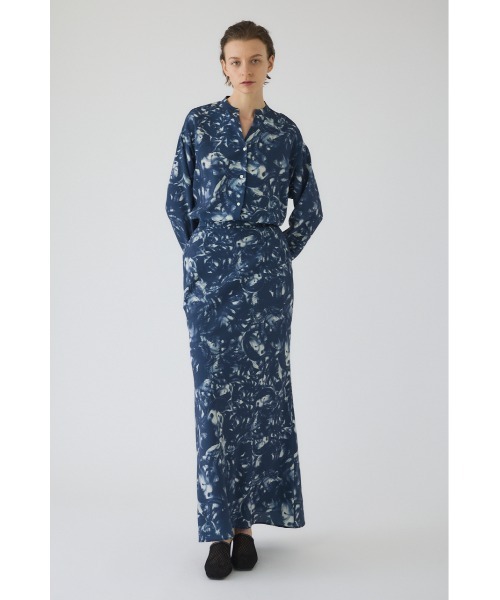 RIM.ARK(リムアーク)の「Air turbulence painting skirt エアタービュランス ペインティングスカート(スカート・レディース・ライトブルー/ネイビー・38/36)」の14枚目の写真