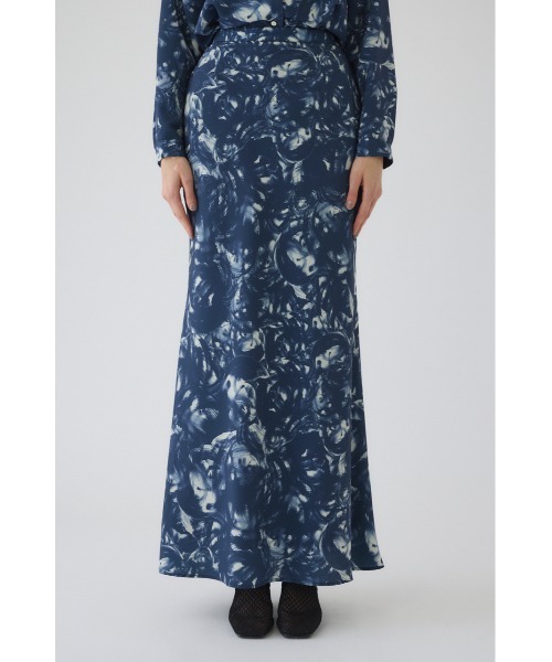 RIM.ARK(リムアーク)の「Air turbulence painting skirt エアタービュランス ペインティングスカート(スカート・レディース・ライトブルー/ネイビー・38/36)」の15枚目の写真