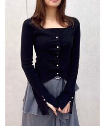 dazzlin | カーデカスケードトップス(ニット/セーター)