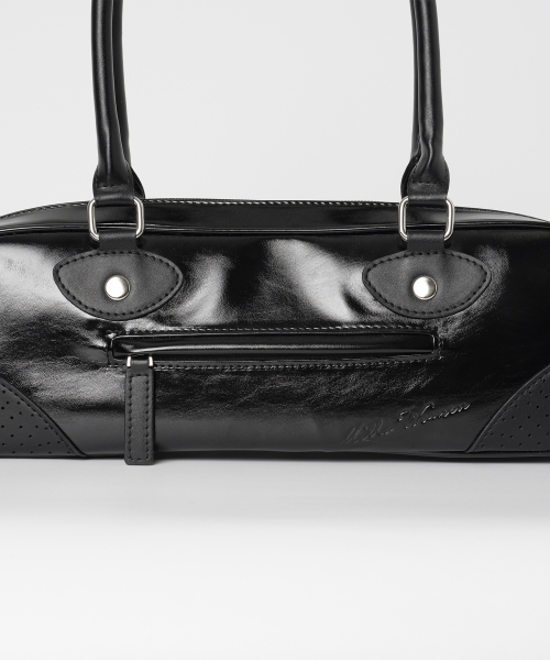 エナメルボウリングバッグ[ブラック] RADICAL ボウリングバッグ 黒