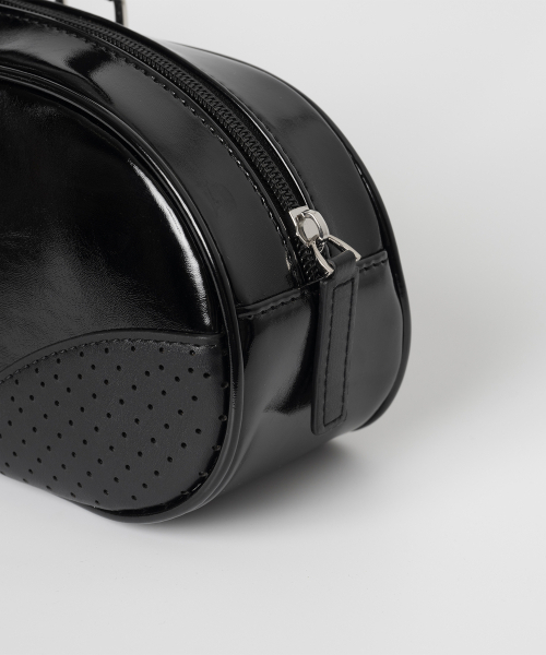 エナメルボウリングバッグ[ブラック] RADICAL ボウリングバッグ 黒