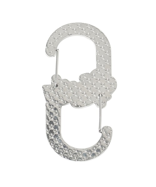 X-girl（エックスガール）の「SKELETON LIQUID CARABINER（キーホルダー・レディース・ライトブルー/ホワイト/ピンク・ONE SIZE）」の5枚目の写真