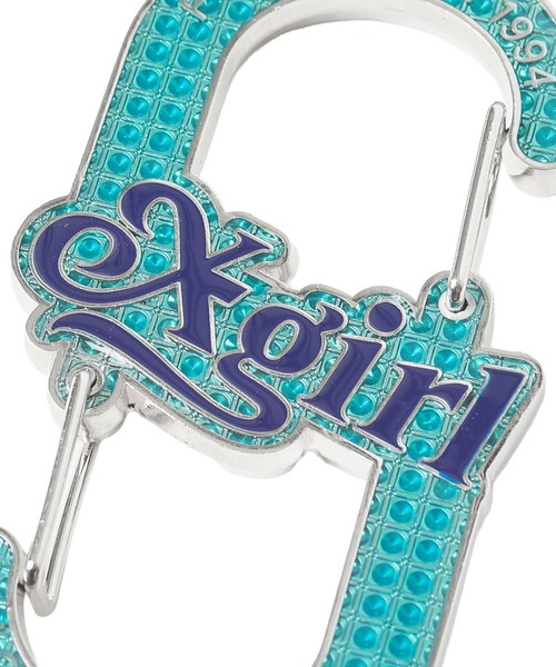 X-girl（エックスガール）の「SKELETON LIQUID CARABINER（キーホルダー・レディース・ライトブルー/ホワイト/ピンク・ONE SIZE）」の6枚目の写真