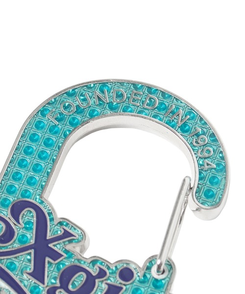 X-girl（エックスガール）の「SKELETON LIQUID CARABINER（キーホルダー・レディース・ライトブルー/ホワイト/ピンク・ONE SIZE）」の7枚目の写真