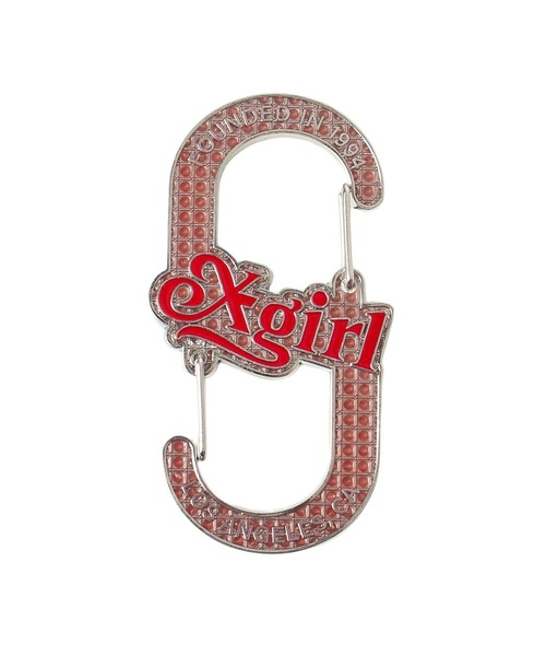 X-girl（エックスガール）の「SKELETON LIQUID CARABINER（キーホルダー・レディース・ライトブルー/ホワイト/ピンク・ONE SIZE）」の11枚目の写真