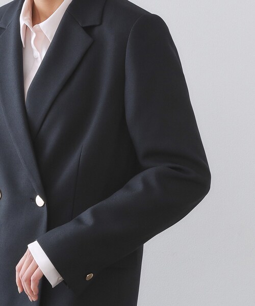 OPAQUE.CLIP(オペークドットクリップ)の「金ボタンダブルブレストテーラードジャケット/セットアップ対応【洗える】《S~LL》(テーラードジャケット・レディース・ネイビー/ライトベージュ・38/40/36/42)」の15枚目の写真