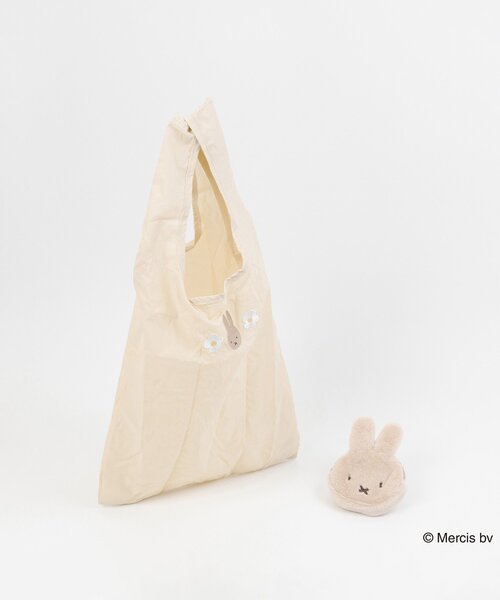 BIRTHDAY BAR（バースデイバー）の「【MIFFYミッフィー】BRUNA COMPACT ポーチ付きショッピングバッグ（エコバッグ/サブバッグ・レディース・ブラウン/ホワイト/ブラウン系その他・0）」の20枚目の写真