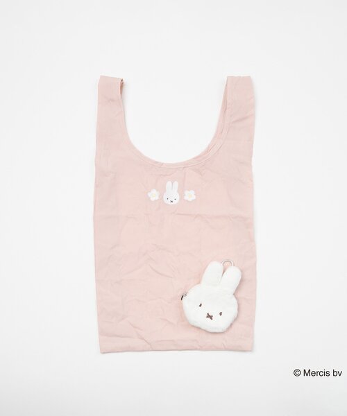 BIRTHDAY BAR（バースデイバー）の「【MIFFYミッフィー】BRUNA COMPACT ポーチ付きショッピングバッグ（エコバッグ/サブバッグ・レディース・ブラウン/ホワイト/ブラウン系その他・0）」の13枚目の写真