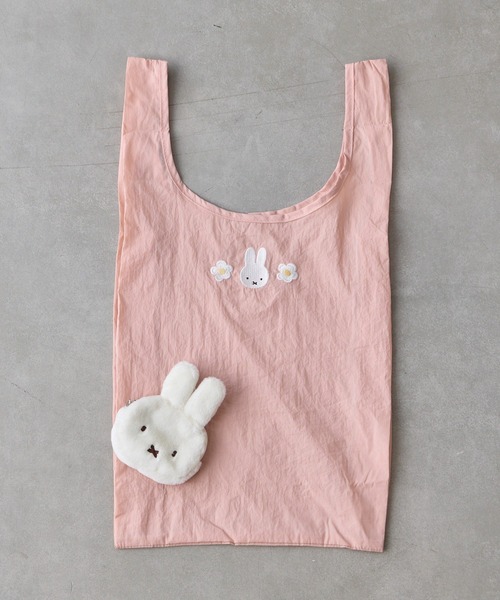 BIRTHDAY BAR（バースデイバー）の「【MIFFYミッフィー】BRUNA COMPACT ポーチ付きショッピングバッグ（エコバッグ/サブバッグ・レディース・ブラウン/ホワイト/ブラウン系その他・0）」の8枚目の写真