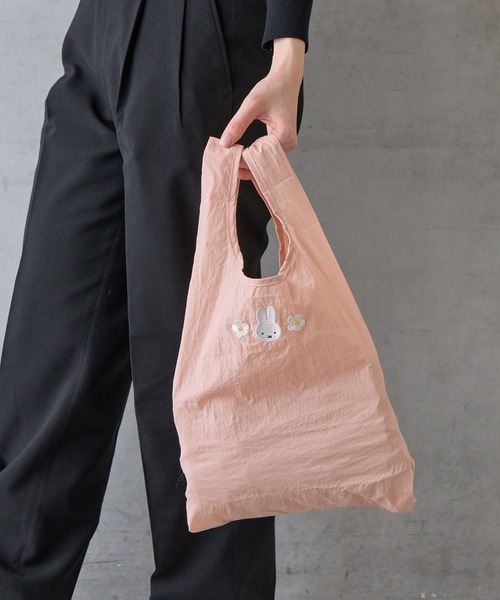 BIRTHDAY BAR（バースデイバー）の「【MIFFYミッフィー】BRUNA COMPACT ポーチ付きショッピングバッグ（エコバッグ/サブバッグ・レディース・ブラウン/ホワイト/ブラウン系その他・0）」の10枚目の写真