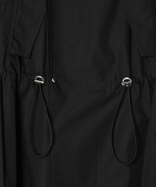 ADAM ET ROPE'(アダムエロペ)の「【WEB限定】・【サステナブル】スタンドカラーハーフモッズコート(モッズコート・レディース・ブラック/オフホワイト/ブラウン系その他・FREE)」の10枚目の写真