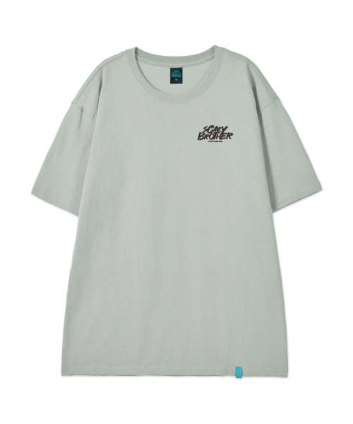 ASTRAL PROJECTION（アストラルプロジェクション）の「[エピスタジオXスキャリーブラザーSERIES 2]コットンルーズフィット半袖Tシャツ_ダースティミント（Tシャツ/カットソー・メンズ・その他・M/L/XL/XXL）」の2枚目の写真