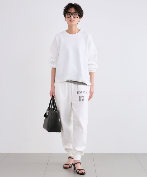 BARNYARDSTORM（バンヤードストーム）の「BARNYARDSTORM / サイドスリットニット / ハンドウォッシャブル（ニット/セーター・レディース・ブラック/ブルー系その他/ホワイト・FREE）」の6枚目の写真