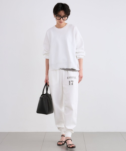 BARNYARDSTORM（バンヤードストーム）の「BARNYARDSTORM / サイドスリットニット / ハンドウォッシャブル（ニット/セーター・レディース・ブラック/ブルー系その他/ホワイト・FREE）」の13枚目の写真