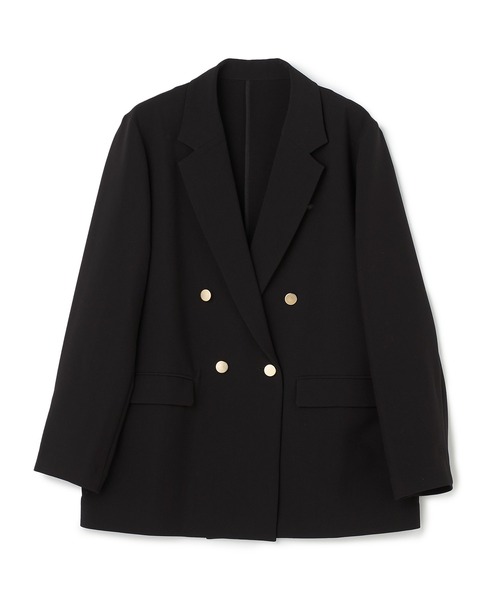 CROSS FUNCTION（クロスファンクション）の「《洗える・シワになりにくい》正解 金釦ダブルテーラードジャケット　セットアップ対応【CROSS FUNCTION/クロスファンクション】（テーラードジャケット・レディース・ブラック/ネイビー・LL/L/M）」の19枚目の写真
