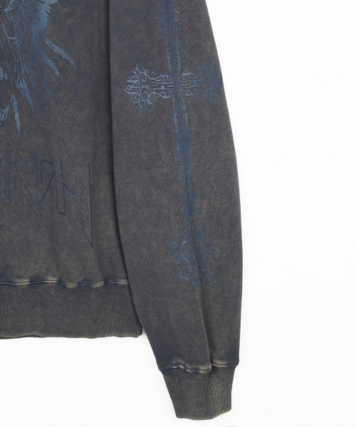 FDR（エフディーアール）の「Pigment Washed San Chris Crewneck Slate Gray（スウェット・メンズ・その他・S/M）」の6枚目の写真