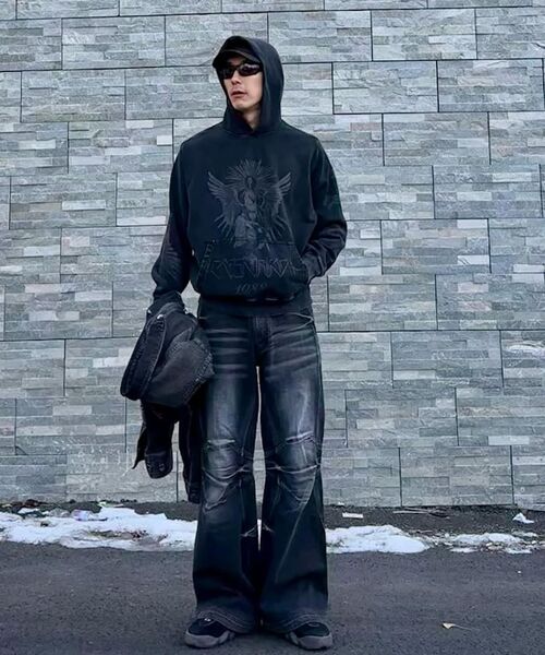 FDR（エフディーアール）の「Pigment Washed San Chris Crewneck Slate Gray（スウェット・メンズ・その他・S/M）」の8枚目の写真