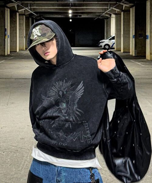 FDR（エフディーアール）の「Pigment Washed San Chris Crewneck Slate Gray（スウェット・メンズ・その他・S/M）」の9枚目の写真