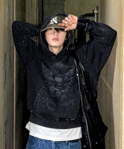 FDR（エフディーアール）の「Pigment Washed San Chris Crewneck Slate Gray（スウェット・メンズ・その他・S/M）」の11枚目の写真