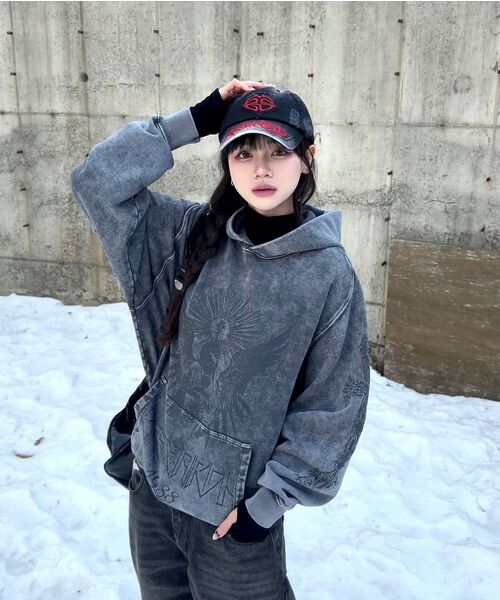 FDR（エフディーアール）の「Pigment Washed San Chris Crewneck Slate Gray（スウェット・メンズ・その他・S/M）」の12枚目の写真