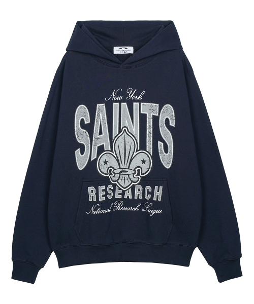 FDR(エフディーアール)の「Saint Triomphe Hoodie Navy(パーカー・メンズ・その他・L/S/M)」の2枚目の写真
