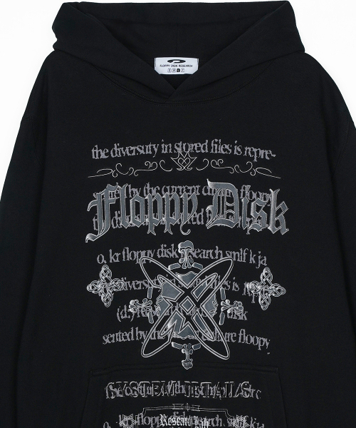 FDR(エフディーアール)の「Pattern arrangemet Hoodie Black(パーカー・メンズ・その他・MEDIUM/LARGE/SMALL)」の10枚目の写真