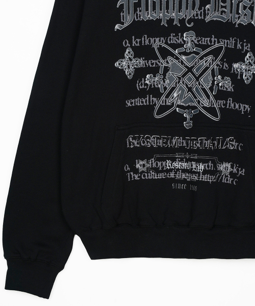 FDR(エフディーアール)の「Pattern arrangemet Hoodie Black(パーカー・メンズ・その他・MEDIUM/LARGE/SMALL)」の12枚目の写真
