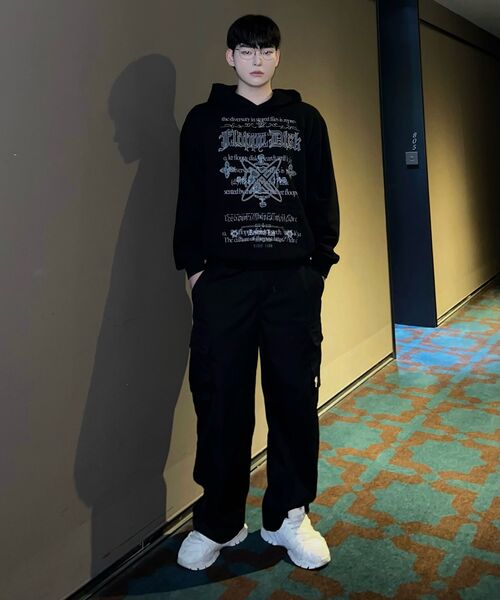 FDR(エフディーアール)の「Pattern arrangemet Hoodie Black(パーカー・メンズ・その他・MEDIUM/LARGE/SMALL)」の5枚目の写真