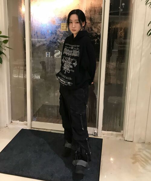 FDR(エフディーアール)の「Pattern arrangemet Hoodie Black(パーカー・メンズ・その他・MEDIUM/LARGE/SMALL)」の7枚目の写真