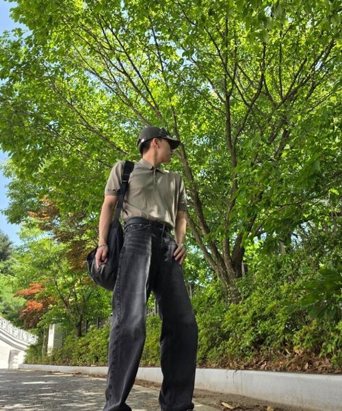 CARGOBROS(カーゴブロス)の「ヴィンテージウォッシングセミワイドデニムパンツ(黒青)(デニムパンツ・メンズ・その他・M/L/XL)」の11枚目の写真