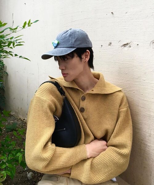 MIDSUN(ミッドサン)の「Wool High Neck Knit-Grey(ニット/セーター・レディース・グレー・3/M/L)」の3枚目の写真