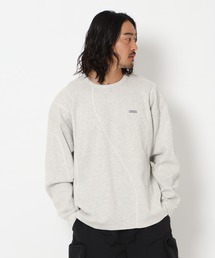 【HEREIAM MEN】ハニカムワッフルプルオーバー