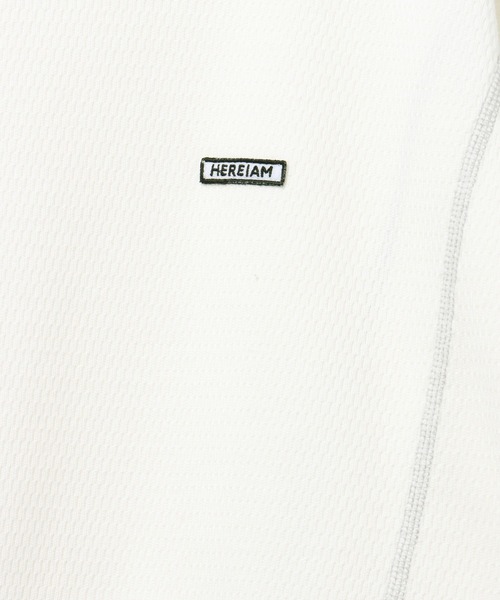 HEREIAM(ヘレイアム)の「【HEREIAM MEN】ハニカムワッフルプルオーバー(Tシャツ/カットソー・メンズ・オフホワイト/グレー・LARGE/MEDIUM)」の9枚目の写真