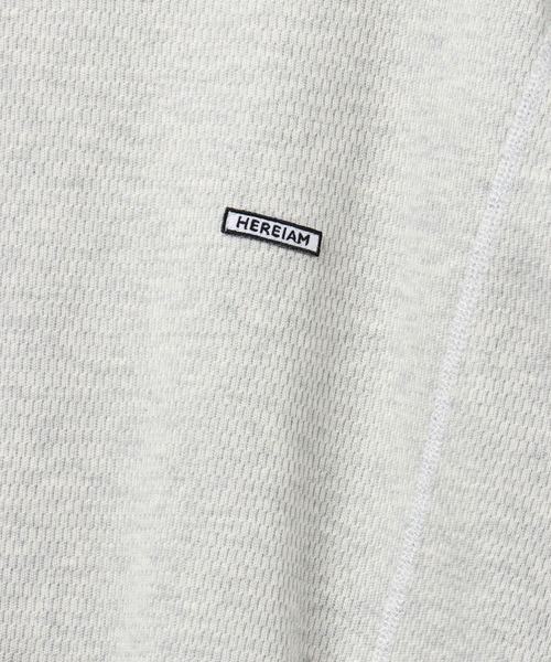 HEREIAM(ヘレイアム)の「【HEREIAM MEN】ハニカムワッフルプルオーバー(Tシャツ/カットソー・メンズ・オフホワイト/グレー・LARGE/MEDIUM)」の10枚目の写真