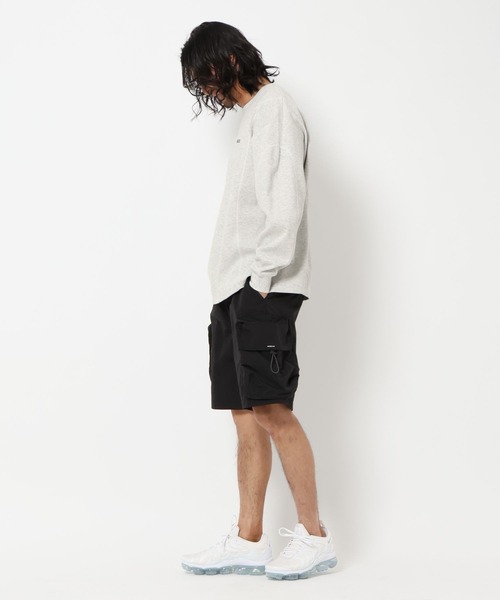 HEREIAM(ヘレイアム)の「【HEREIAM MEN】ハニカムワッフルプルオーバー(Tシャツ/カットソー・メンズ・オフホワイト/グレー・LARGE/MEDIUM)」の14枚目の写真
