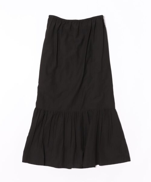 Marilyn Moon(マリリンムーン)の「sheer starched cotton lace tiered skirt(スカート・レディース・ベージュ/ネイビー/ホワイト・FREE)」の4枚目の写真