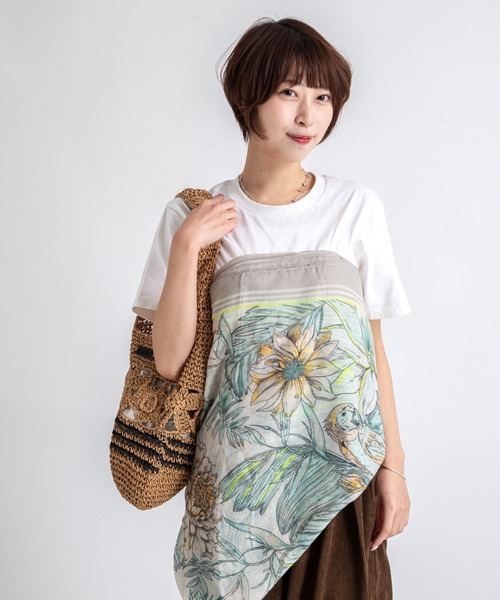 GAIMO(ガイモ)の「【GAIMO/ガイモ】かごバッグ トートバッグ 肩掛け(ショルダーバッグ・レディース・ナチュラル・FREE)」の9枚目の写真
