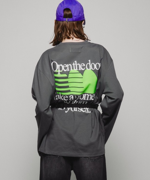 オーバーサイズロンT/OFFLINE（Tシャツ/カットソー）｜Auntie Rosa