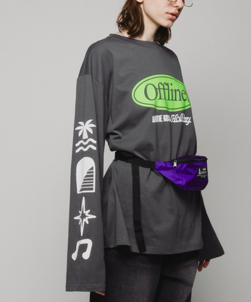 オーバーサイズロンT/OFFLINE（Tシャツ/カットソー）｜Auntie Rosa