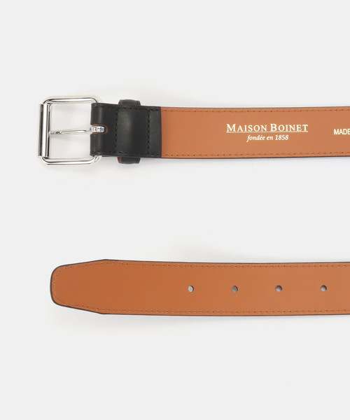 MAISON BOINET/メゾンボワネ】30MM BELT IN NAPPA LEATHER：ベルト