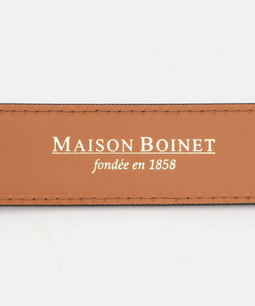 MAISON BOINET/メゾンボワネ】30MM BELT IN NAPPA LEATHER：ベルト