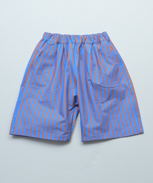 Life Support Products（ライフサポートプロダクツ）の「ソウガラサッカー6分丈パンツ（その他パンツ・キッズ・ライトグリーン/ブルー/オレンジ/レッド/グリーン・100/150/140/110/95/90/80/130/120）」の4枚目の写真