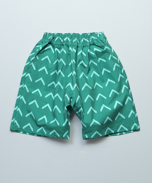 Life Support Products（ライフサポートプロダクツ）の「ソウガラサッカー6分丈パンツ（その他パンツ・キッズ・ライトグリーン/ブルー/オレンジ/レッド/グリーン・100/150/140/110/95/90/80/130/120）」の2枚目の写真