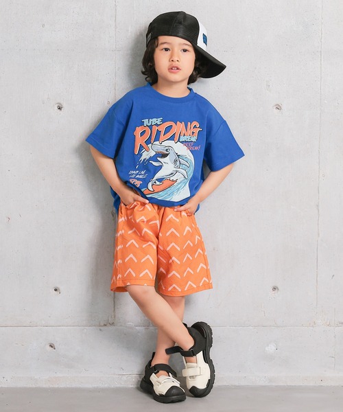 Life Support Products（ライフサポートプロダクツ）の「ソウガラサッカー6分丈パンツ（その他パンツ・キッズ・ライトグリーン/ブルー/オレンジ/レッド/グリーン・100/150/140/110/95/90/80/130/120）」の11枚目の写真