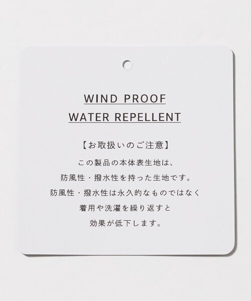 A DAY IN THE LIFE UNITED ARROWS(アデイインザライフユナイテッドアローズ)の「ラミネート フーデッド コート-撥水・防風-<A DAY IN THE LIFE>(その他アウター・メンズ・ベージュ/ネイビー・L/S/M)」の3枚目の写真